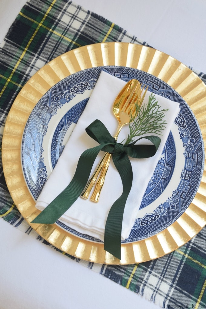 Easy DIY Plaid Placemats