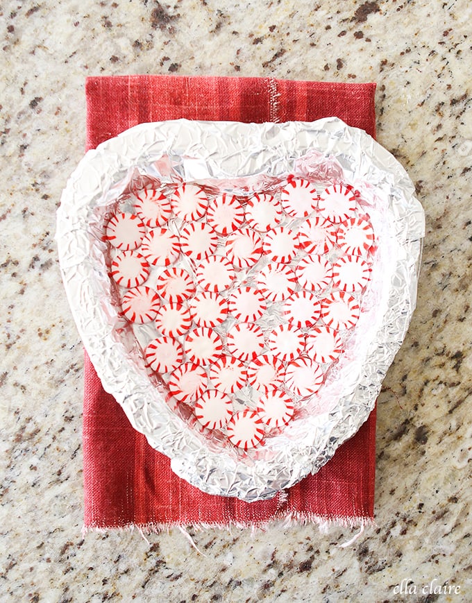 Valentine's Day Candy Heart Platter