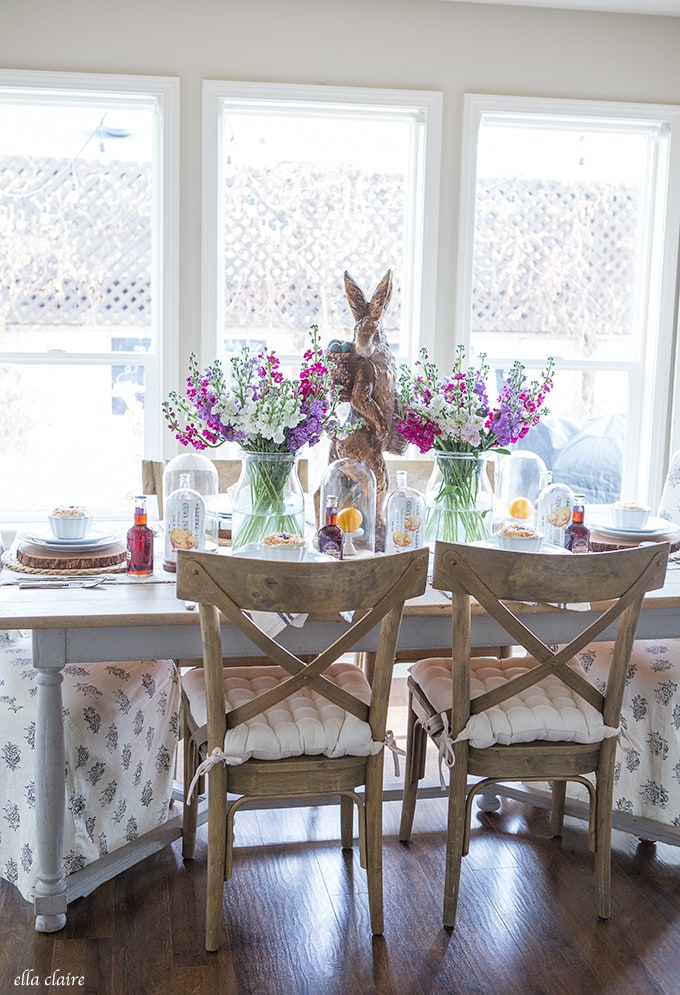 Easter Entertaining Tablescape