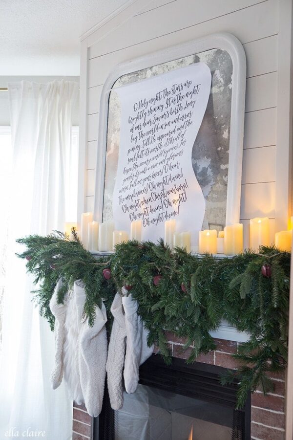 O Holy Night Oversized Printable | 25+ Free Christmas Printables - Ella ...