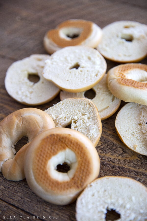 Freezer Breakfast Bagel Sandwiches Ella Claire & Co.