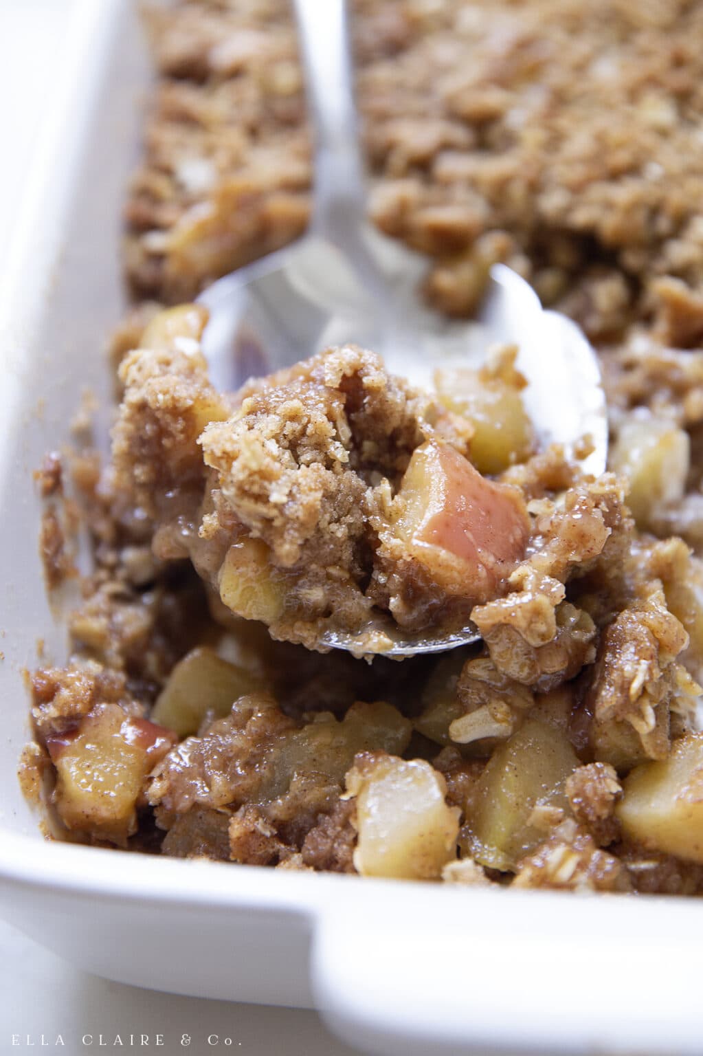 Apple Crumble Recipe with Oats Ella Claire & Co.