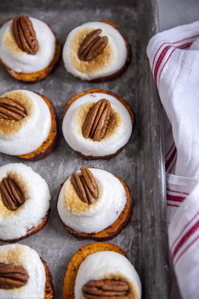 sweet potato bites as thanksgiving side dish