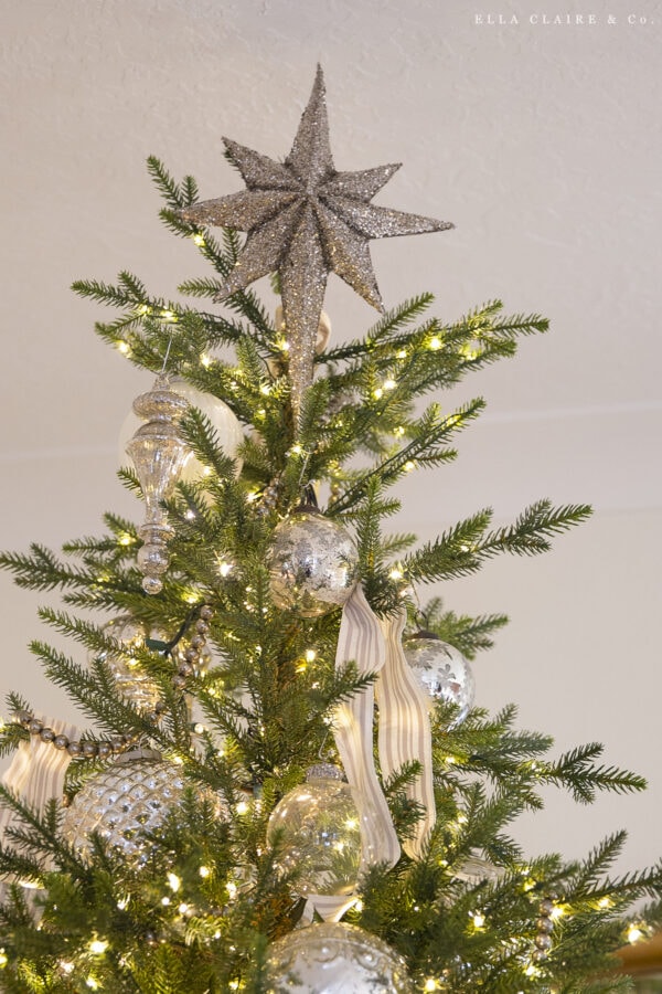 DIY Tree Topper- Christmas Star Free Printable - Ella Claire &amp; Co.