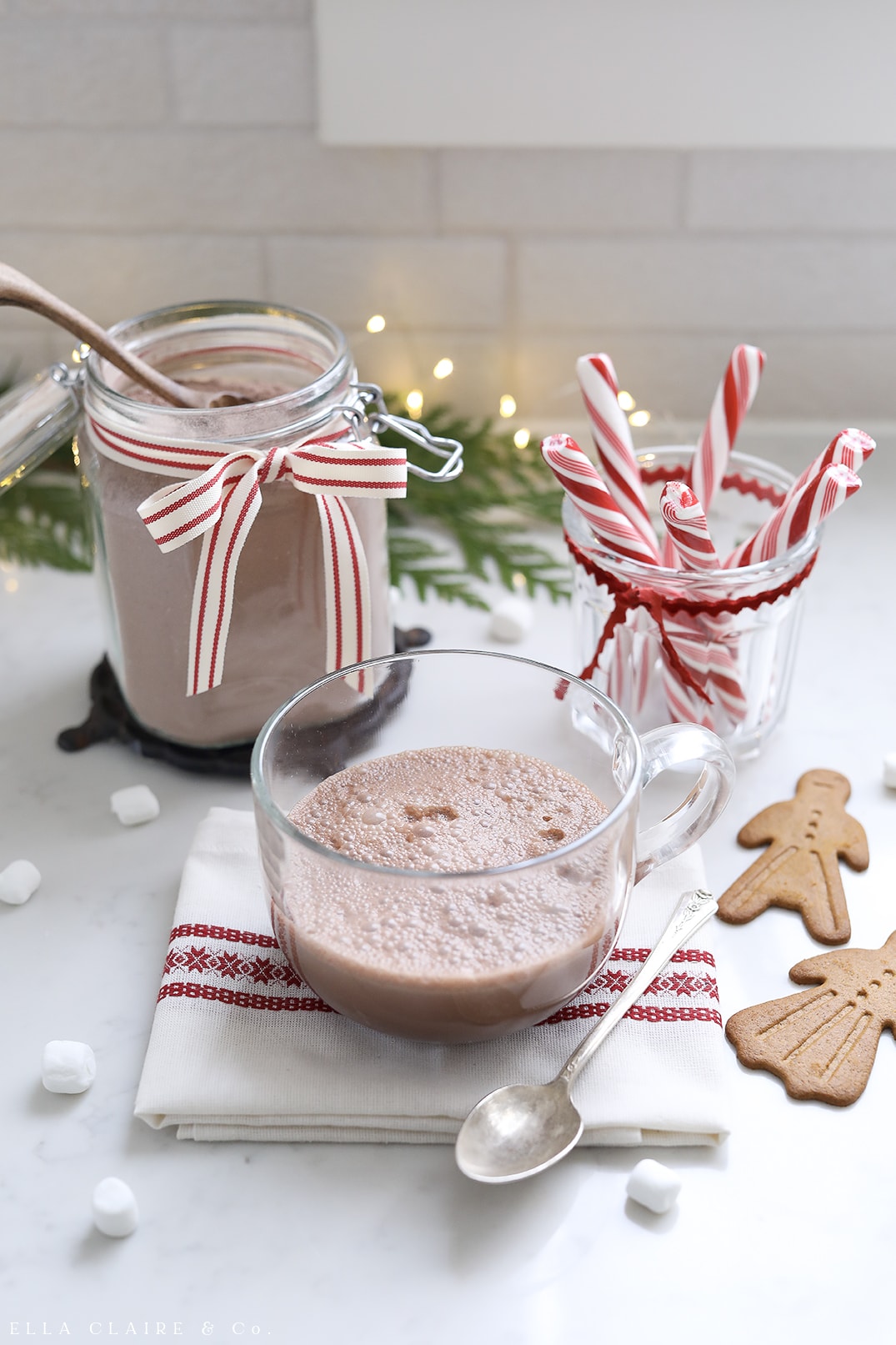 homemade Christmas hot chocolate